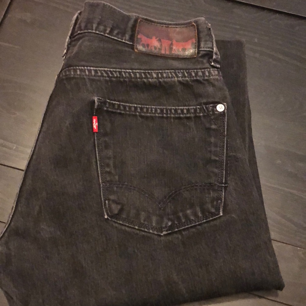 Men Levi red jeans
